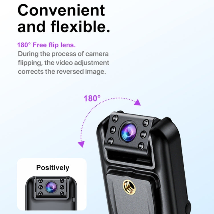 A82 IR Night Vision Rotating Lens 2K HD Video WiFi Recorder with Back Clip, A82 A82 IR Night Vision Rotating Lens 2K HD Video WiFi Recorder with Back Clip, A82